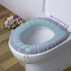 Warm Toilet Seat Cover Mat Bathroom