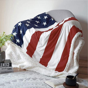 50% OFF Best Gift-American Flag Blanket