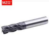 MZG HRC50 Alloy Carbide 4-Flute Milling Cutters