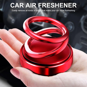 Auto Rotation Double Ring Car Air Freshener