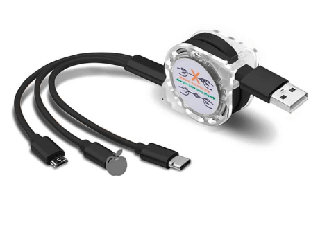 3-IN-1 RETRACTABLE CHARGING CABLE