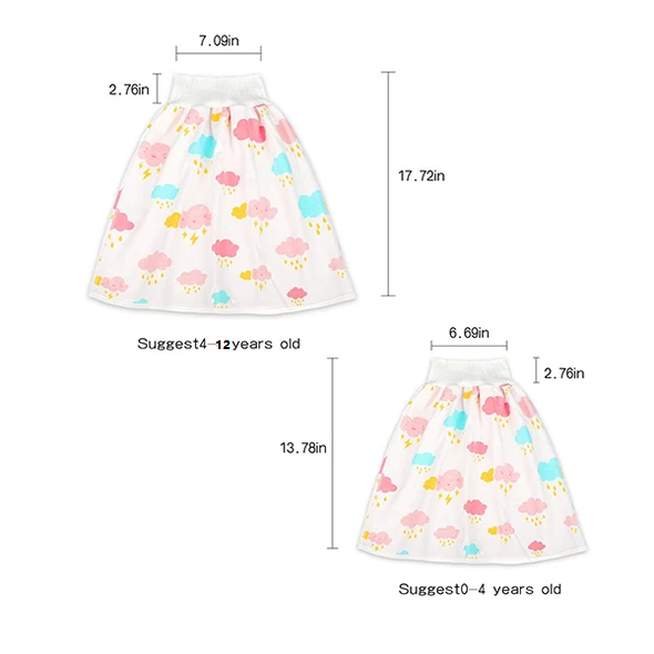 Comfy childrens adult diaper skirt shorts 2 in 1