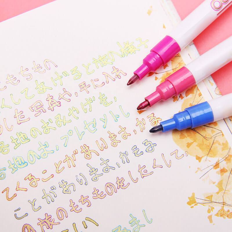 Colorful DIY Double Line Outline Pens（8/12PCS)