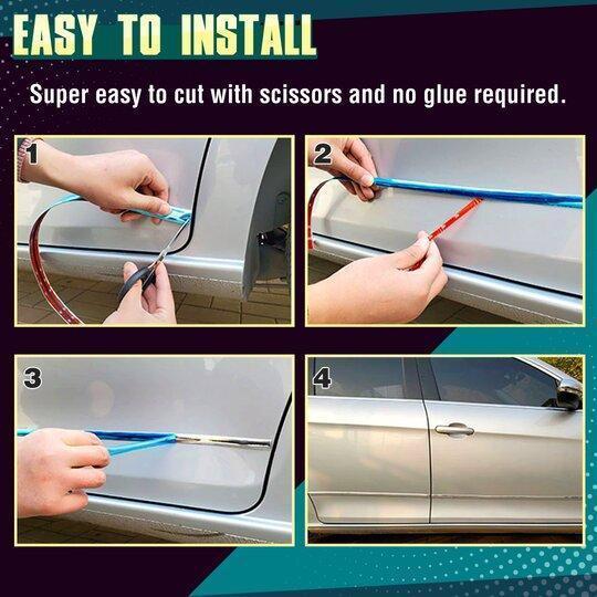 Chrome Moulding Trim Car Door Protector