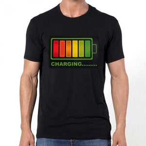 LED lights voice-activated music flash T-shirt