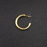Gold C-Shaped Earrings Set (6pcs)