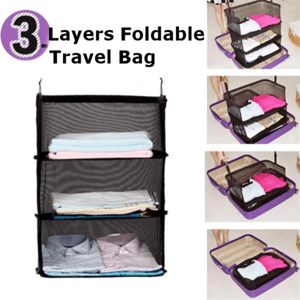 3-Layers Foldable Travel Bag