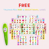 EARLY LEARNING SMART TALKING BOOK AND PEN (BUY 1 GET FREE TALKING PEN AND 12 EDUCATIONAL CARDS)