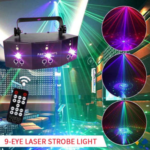 (Enjoy 50% OFF today)  new nine-eye laser strobe light