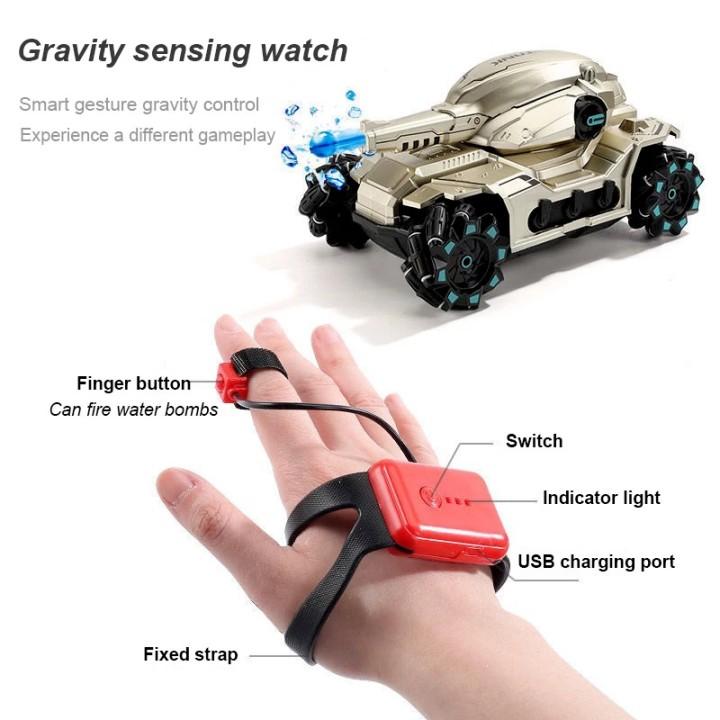 Stunt Car Battle Toy Tank Gesture RC Vehicle 1000 gel balls pack