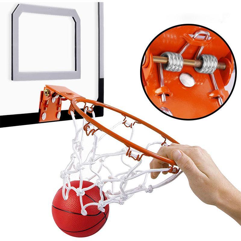 Indoor basketball hoop