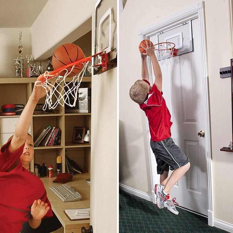 Indoor basketball hoop