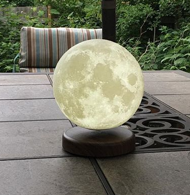 The Moon  Lamp - 3D Printed Model -7 inch Diameter