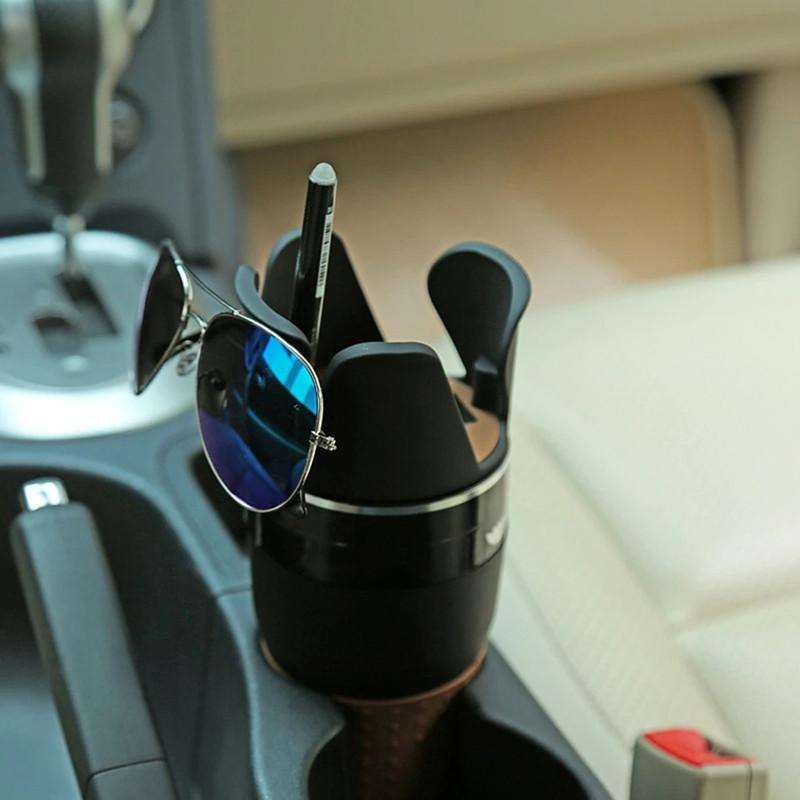 Phone Holder for Car - Car Cup Holder - Multi-Purpose Car Stack Organizer