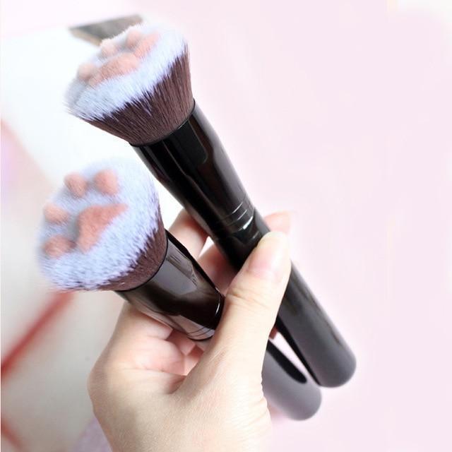 Super Cute 1pc Cat Feet Brush Blush Makeup