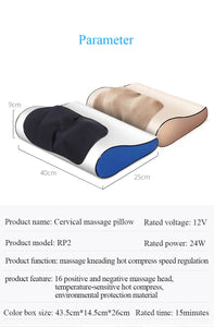 Electric Infrared Neck, Shoulder, Back and Body Heating Massage Pillow