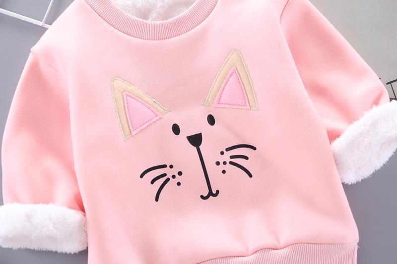 Winter Padded Pullovers Clothing Toddler Sweatshirts  1 2 3 4 Years