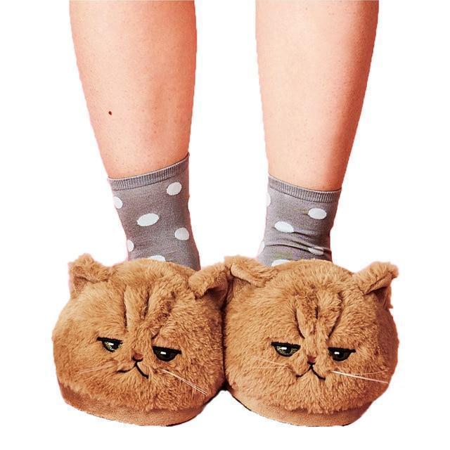 Kitty Face Slippers
