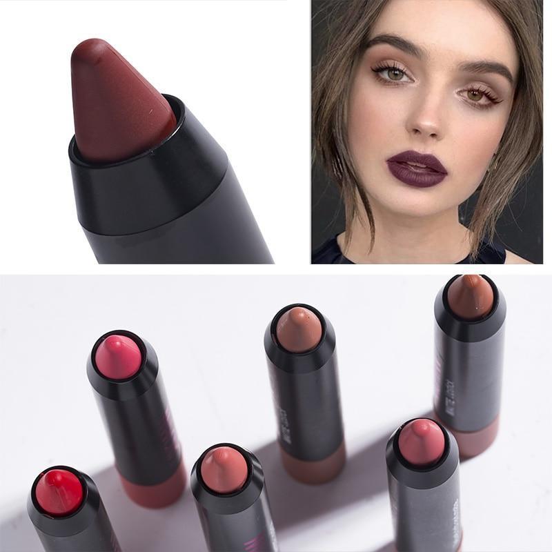 Long-Lasting Waterproof Matte Lipstick (12 Pcs/set)