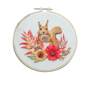 Flower Embroidery Kit Set for Beginners