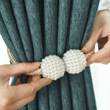 Magnetic Hanging Ball Buckle Tie Back Curtain Holders