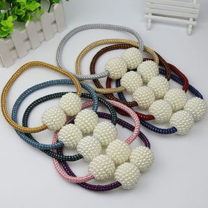 Magnetic Hanging Ball Buckle Tie Back Curtain Holders