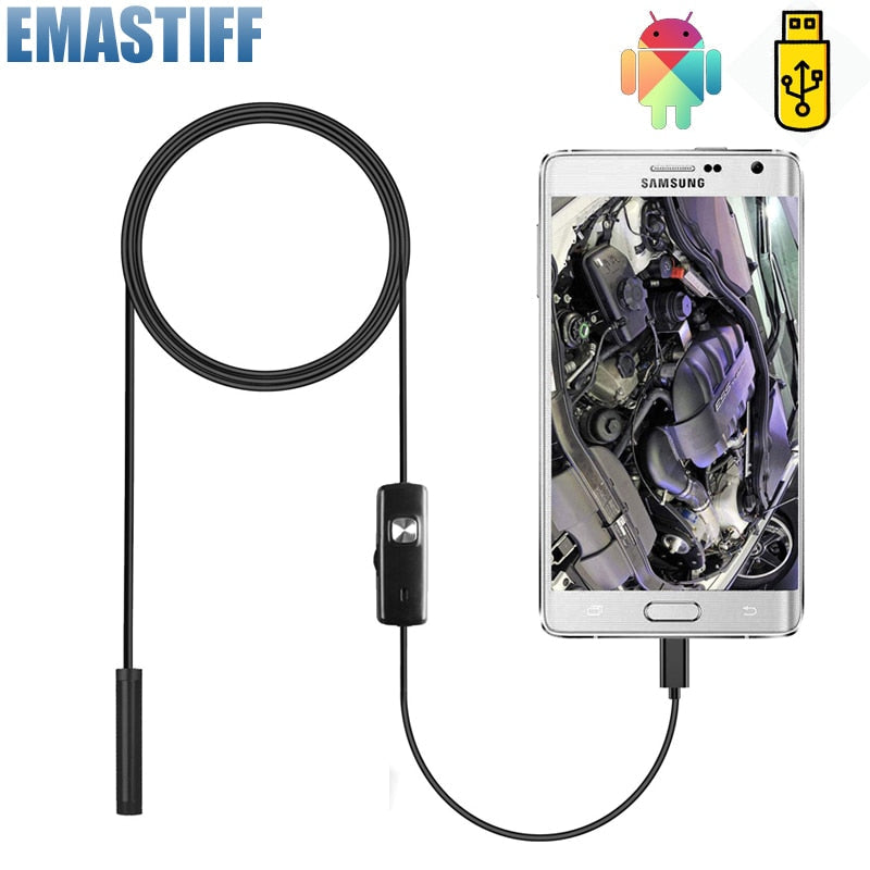 7mm Cellphone Flexible Endoscope Camera