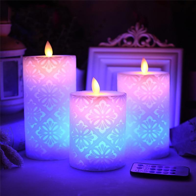 Flameless LED Night Light Candle