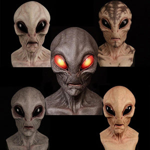 Halloween Realistic Latex Alien Mask