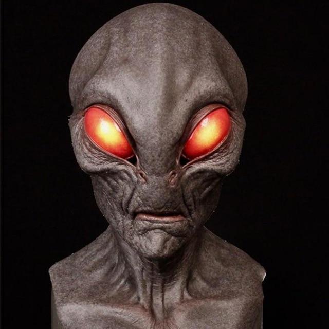 Halloween Realistic Latex Alien Mask