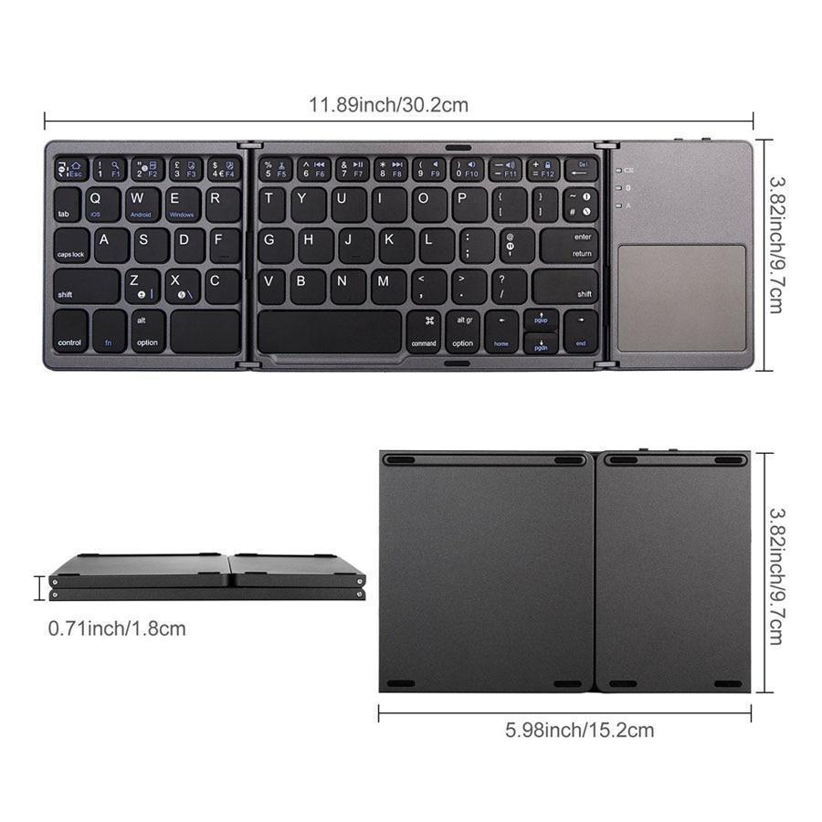 Wireless Bluetooth Foldable Keyboard