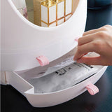 Cosmetic and Jewelry Organizer with Mirror