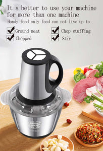 2L/3L Stainless Steel Electric Automatic Meat Grinder