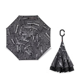 Reverse Folding Umbrella Double Layer Long Shank