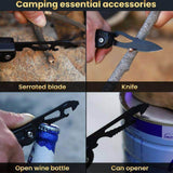 14in1 Portable Stainless Steel Outdoor Tool