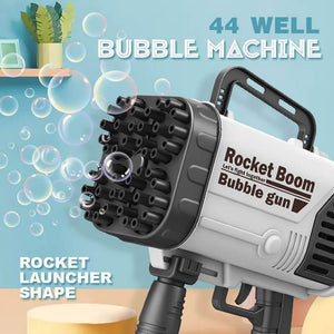 The latest rocket launcher bubble machine