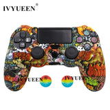 Ivyueen Silicone Skin & Grip Caps for PS4 Controller