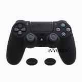 Ivyueen Silicone Skin & Grip Caps for PS4 Controller