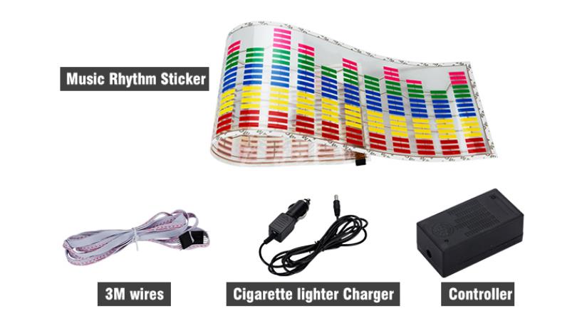 Music Rhythm Flash Lamp sticker