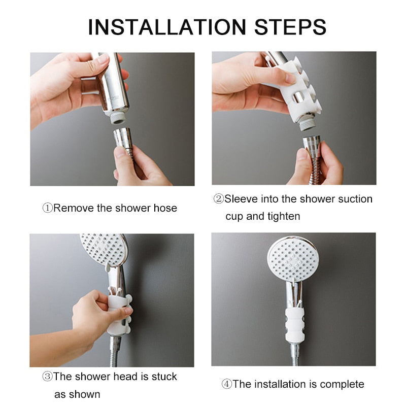 Detachable Anywhere Shower Head Mount