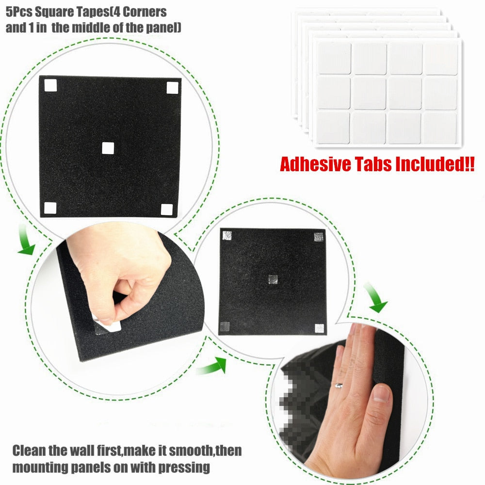 Soundproof Studio Foam Panels