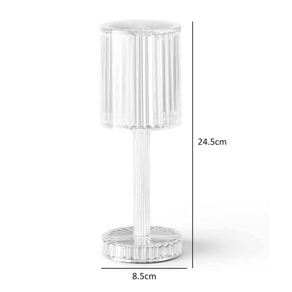 LED Diamond Crystal Projection Desk Lamp