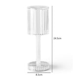 LED Diamond Crystal Projection Desk Lamp