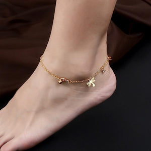 Dragonfly Chain Anklet