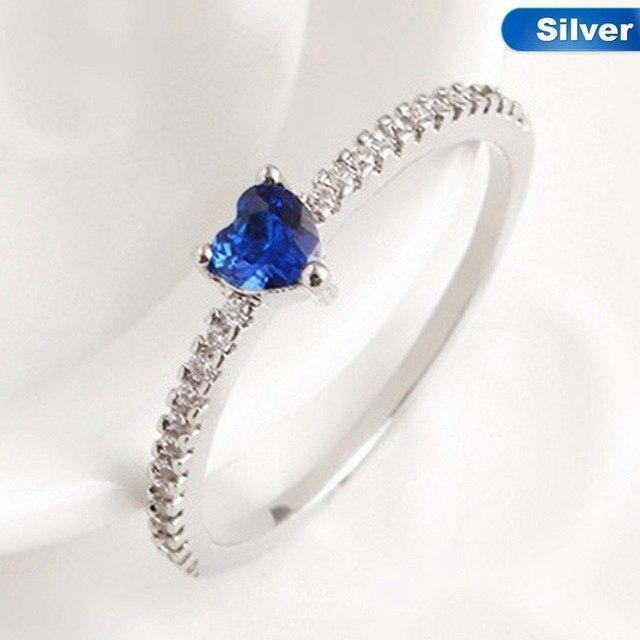 FREEDOM OF SPEECH BLUE HEART RING