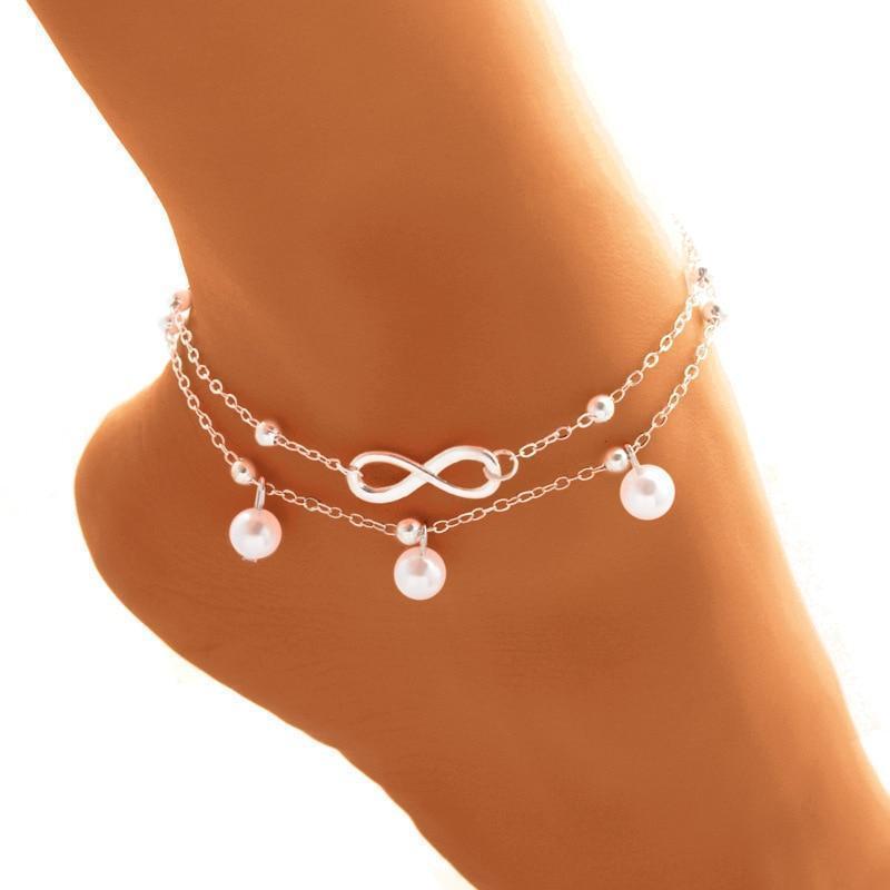 Cute Letter Infinity Love Anklet