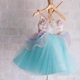 Unicorn Princess Chiffon Baby Girl's Party Dress