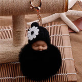 SLEEPING BABY DOLL KEYCHAIN