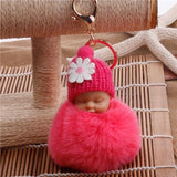 SLEEPING BABY DOLL KEYCHAIN