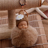 SLEEPING BABY DOLL KEYCHAIN